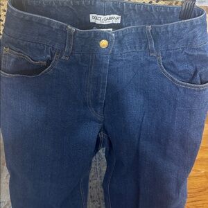 Dolce & Gabbana Dark Blue Ankle cropped Jeans